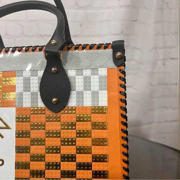 So Cute Tote made with a LOUIS VUITTON HOLIDAY ‘22 Lego Limited Edition Gift Bag - Picture 14 of 16